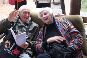 couple of local elders, Jack Featherstone and Gilly Bourke